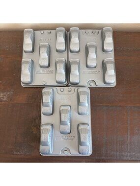 Lot of 8 Jell-O Jello Jigglers Nascar Racing Car Molds